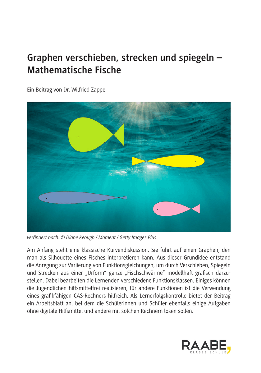 Graphen verschieben, strecken und spiegeln