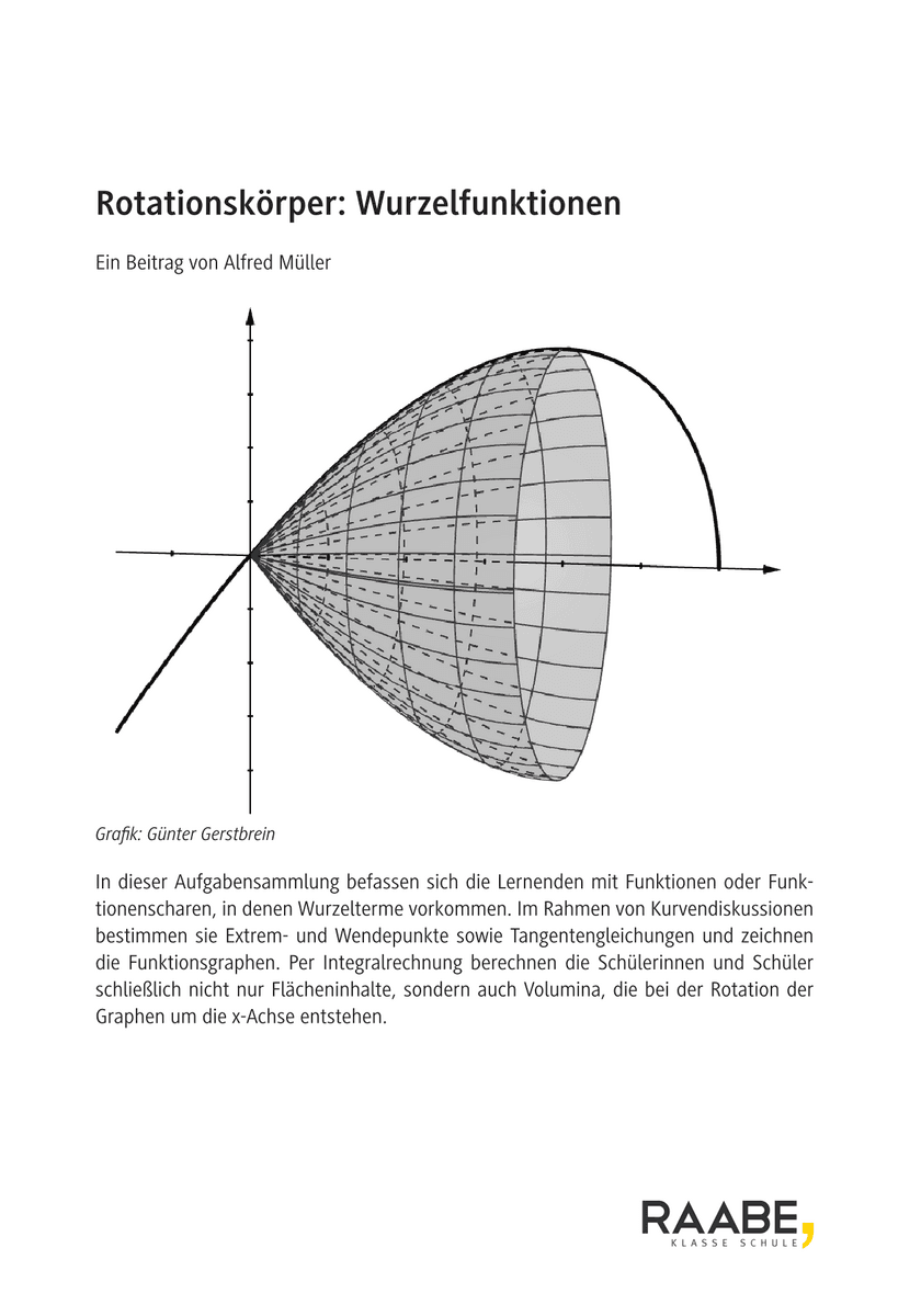 Rotationskörper: Wurzelfunktionen
