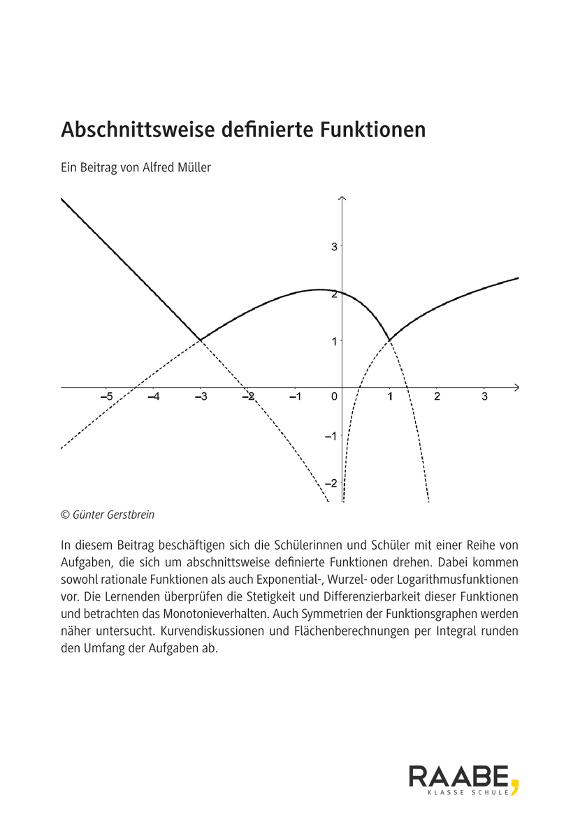 Abschnittsweise definierte Funktionen