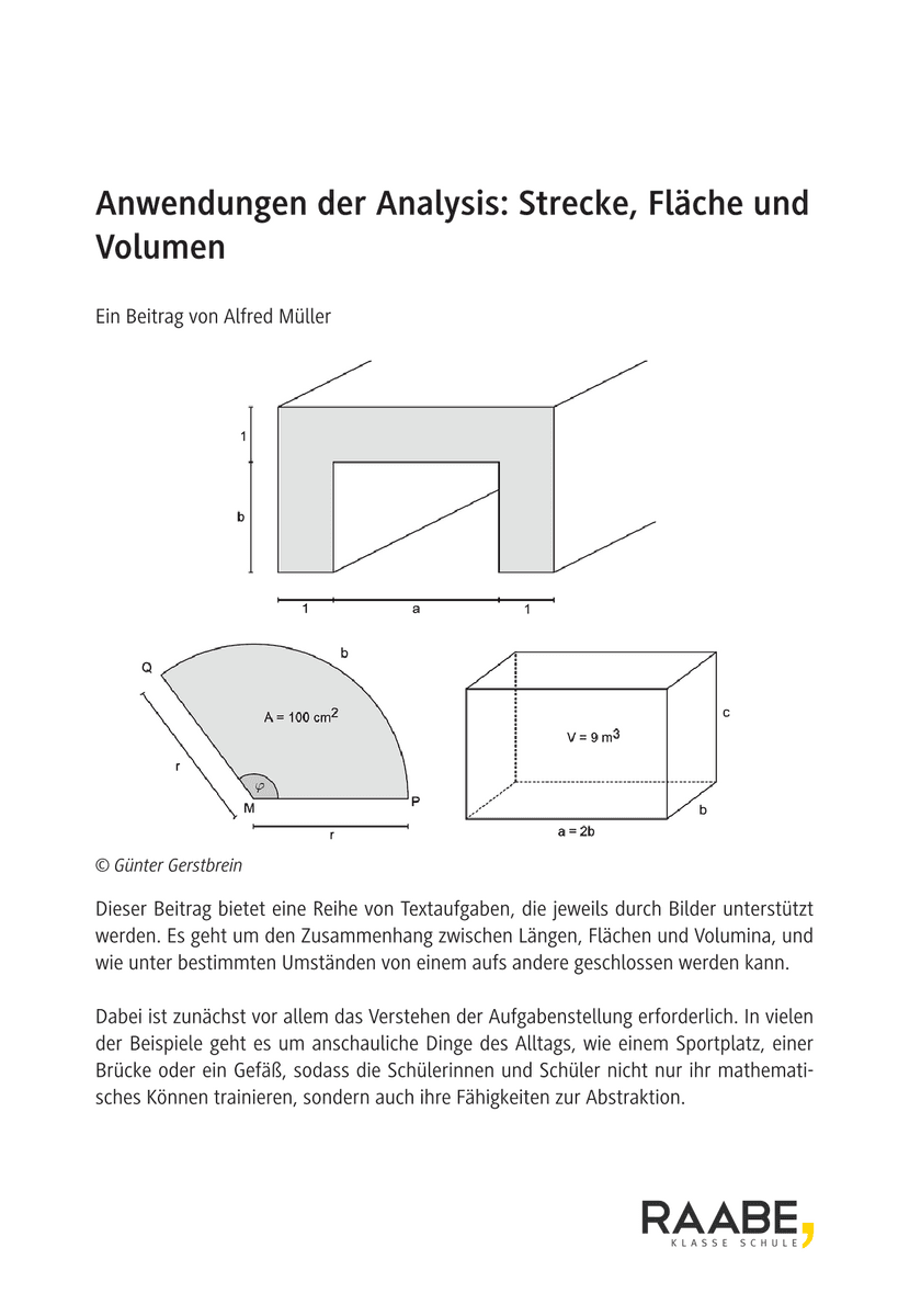 Anwendungen der Analysis