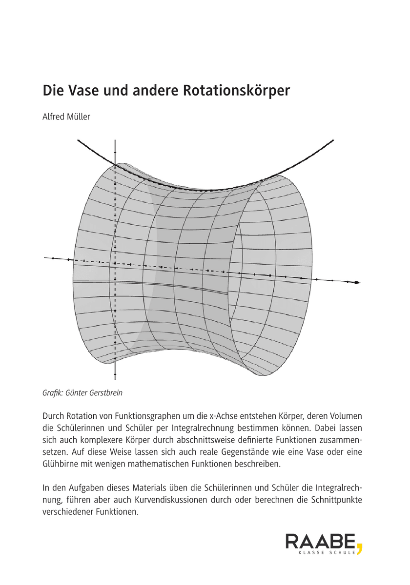 Die Vase und andere Rotationskörper