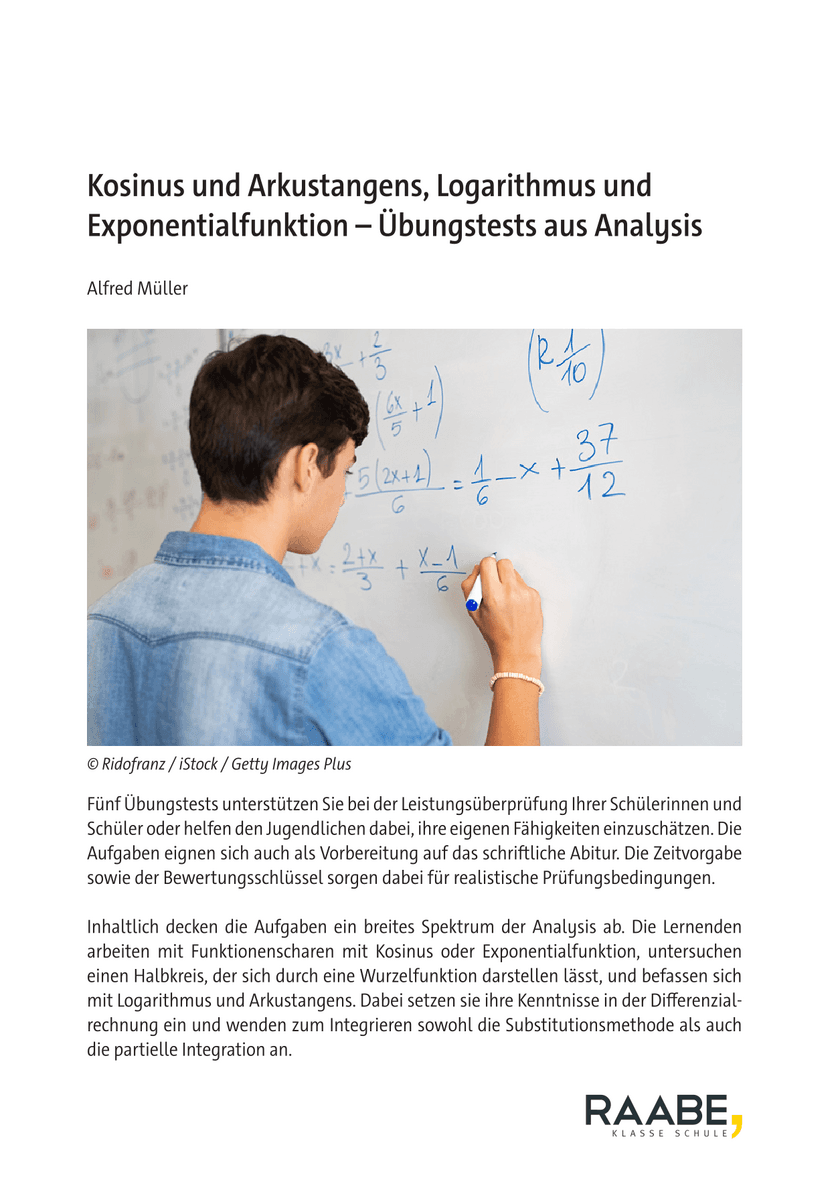 Kosinus und Arkustangens, Logarithmus und Exponentialfunktion