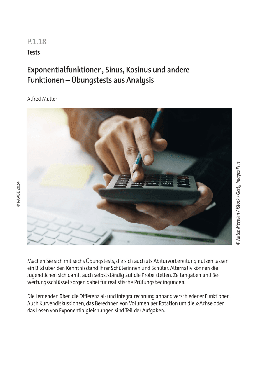 Exponentialfunktion, Sinus, Kosinus und andere Funktionen