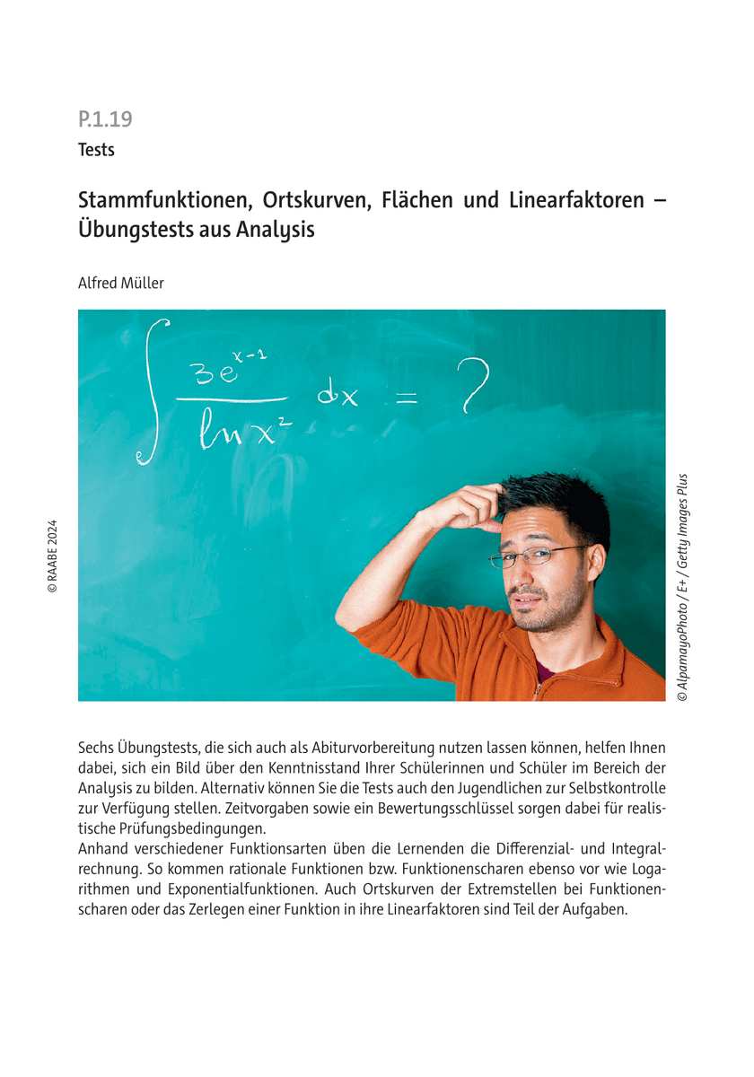 Stammfunktionen, Ortskurven, Flächen und Linearfaktoren