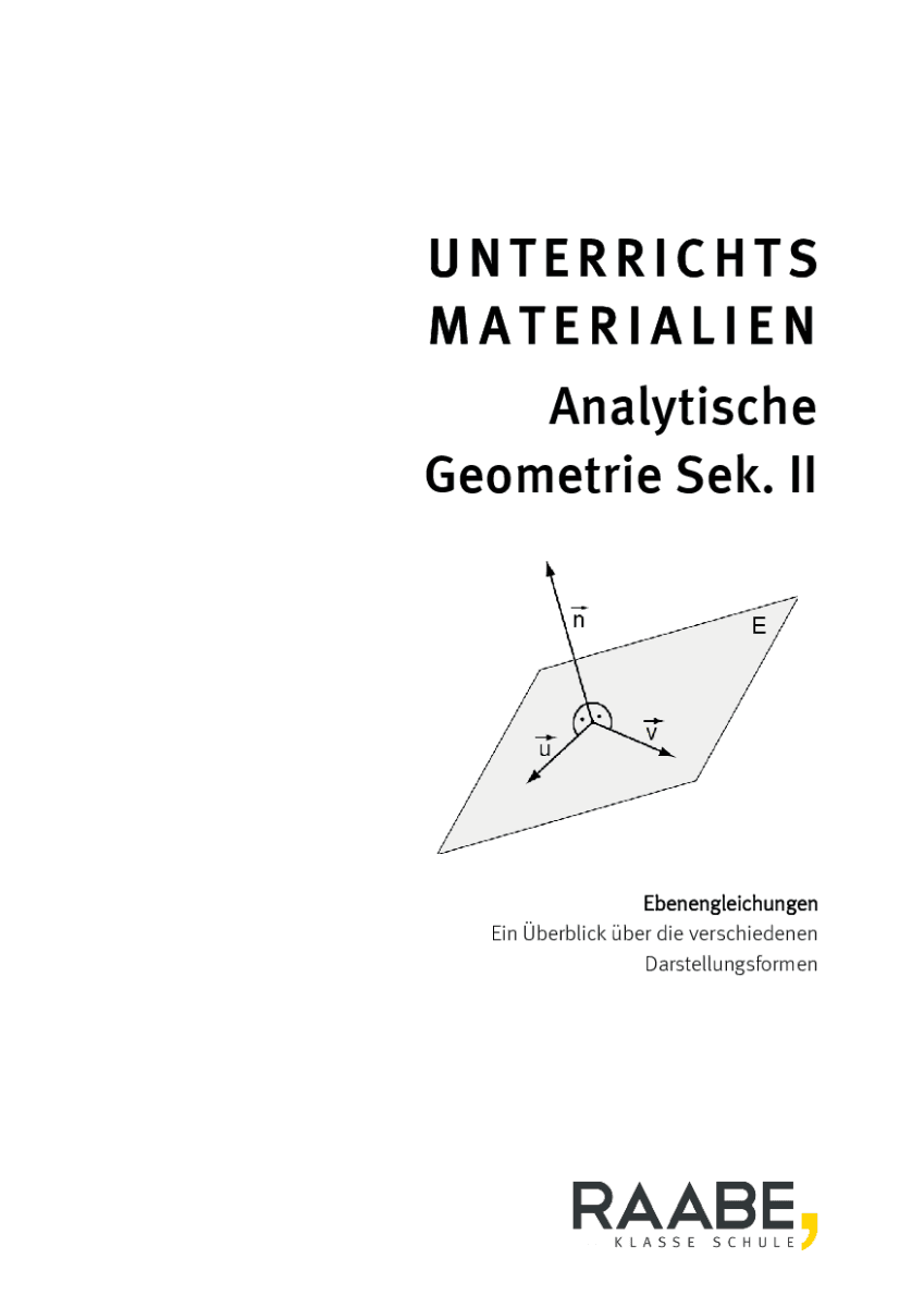 Ebenengleichungen