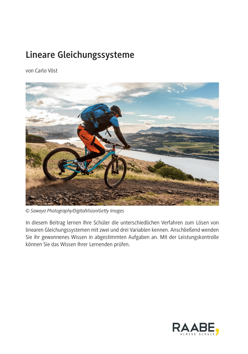 Lineare Gleichungssysteme