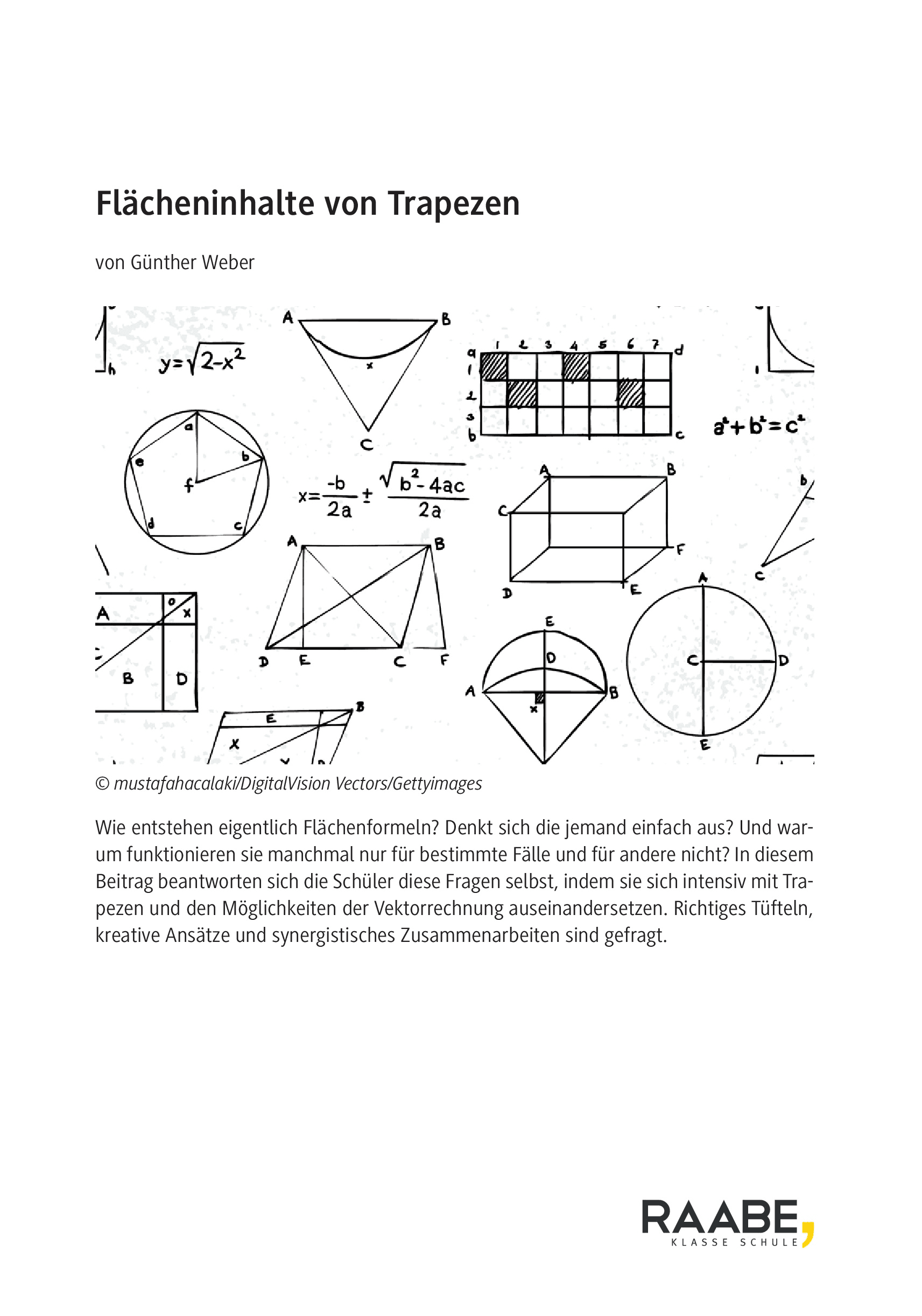 Flächeninhalte von Trapezen