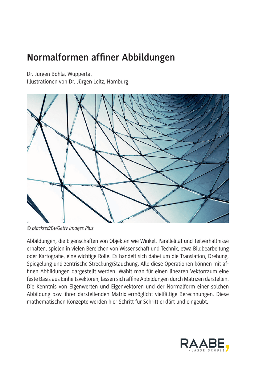 Normalformen affiner Abbildungen