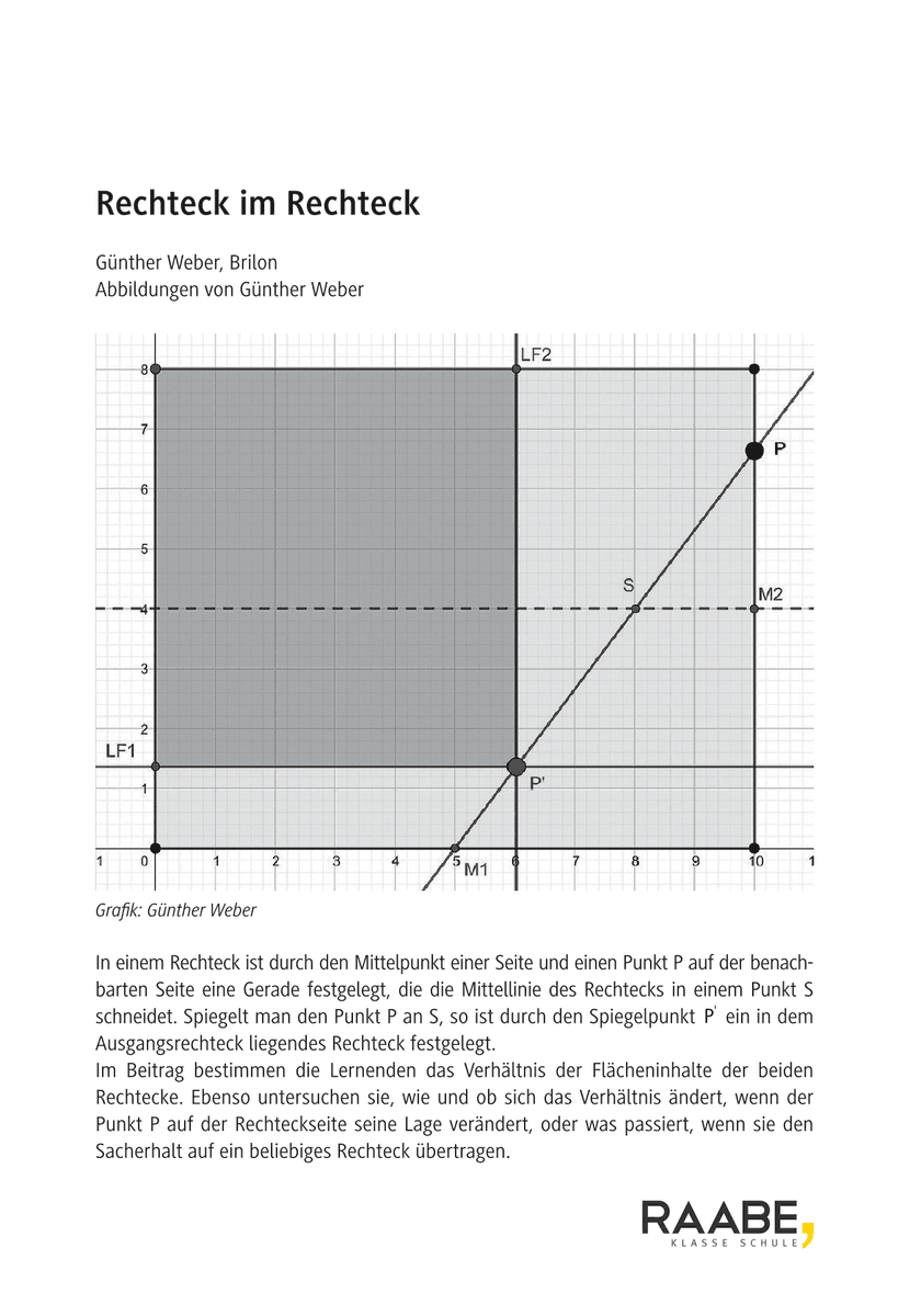 Rechteck im Rechteck