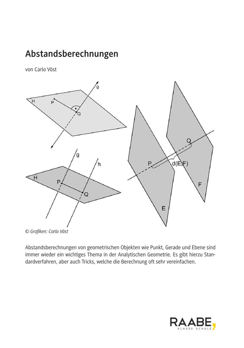 Abstandsberechnungen
