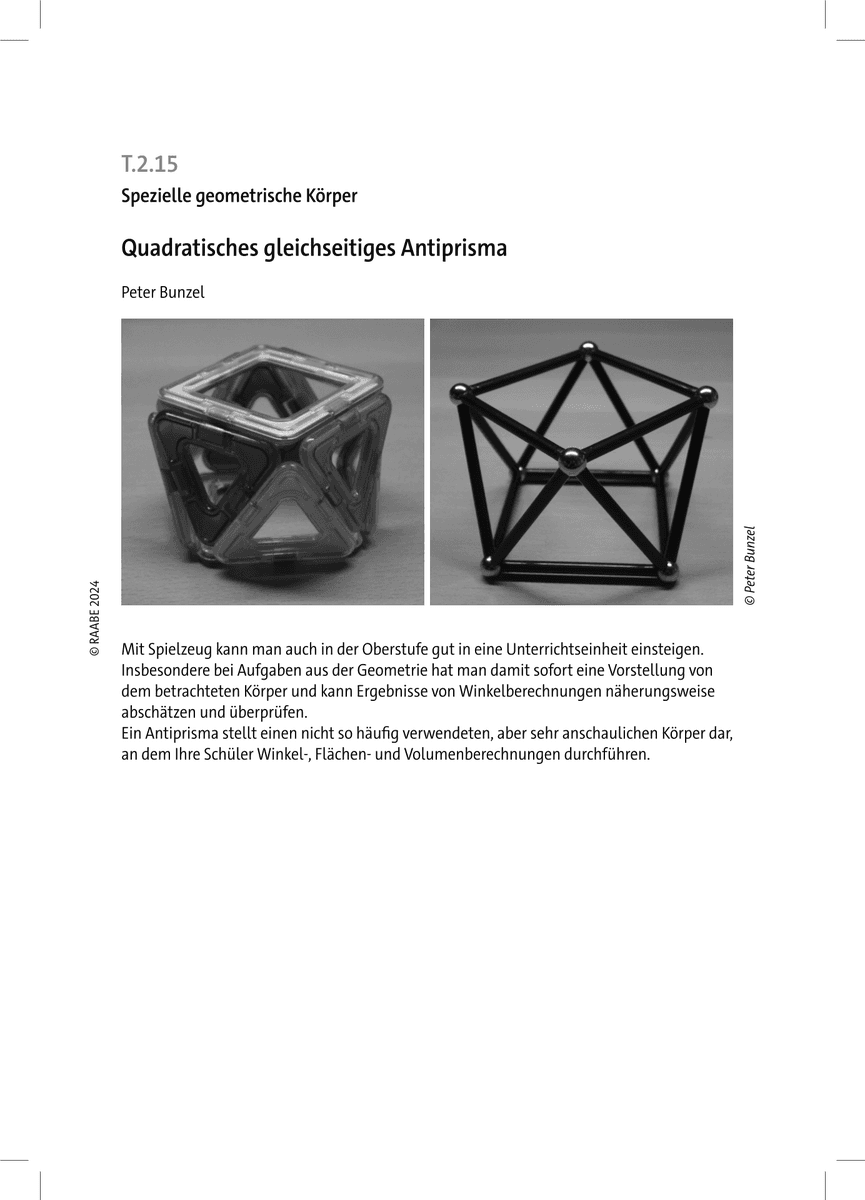 Quadratisches gleichseitiges Antiprisma