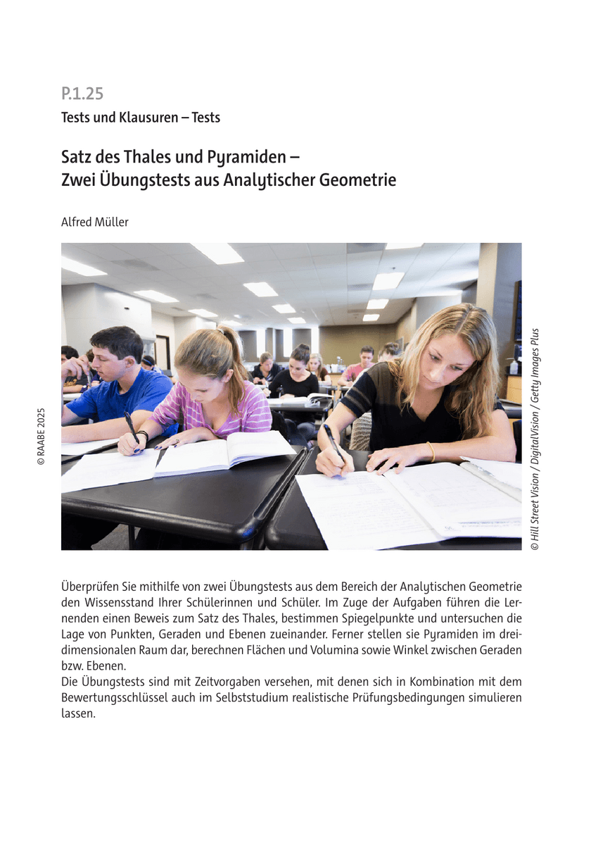 Satz des Thales und Pyramiden