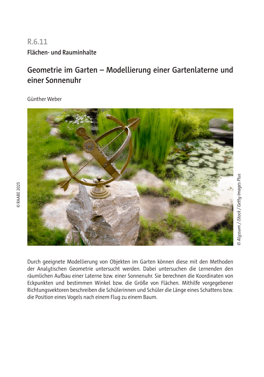 Geometrie im Garten