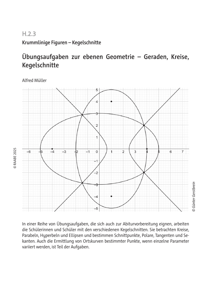 Übungsaufgaben zur ebenen Geometrie