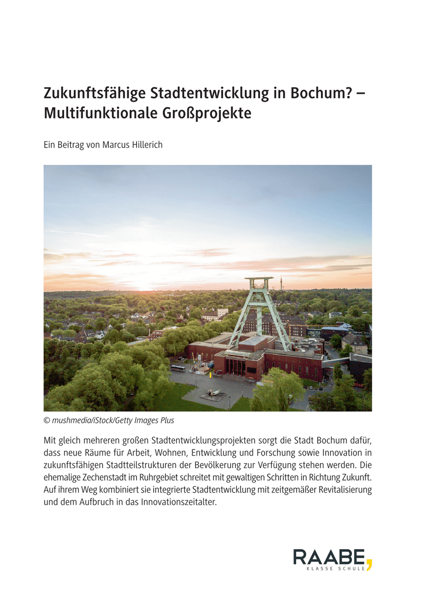 Zukunftsfähige Stadtentwicklung in Bochum?