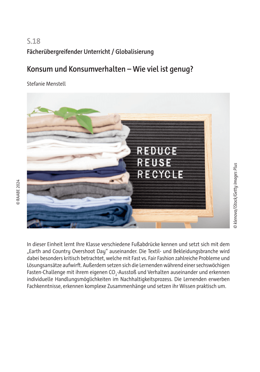 Konsum und Konsumverhalten