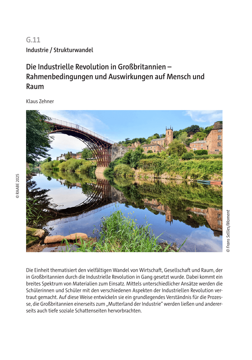 Die Industrielle Revolution in Großbritannien