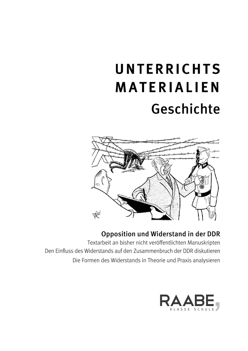 Opposition und Widerstand in der DDR
