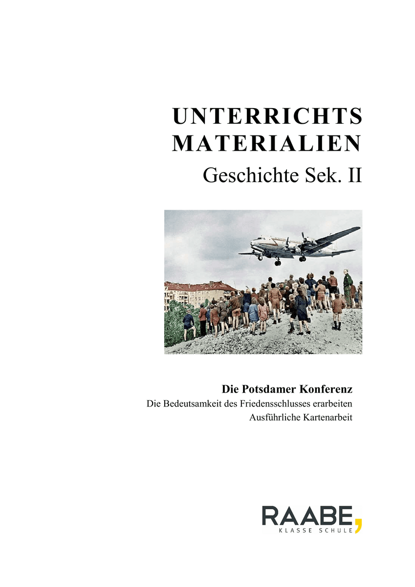 Die Potsdamer Konferenz