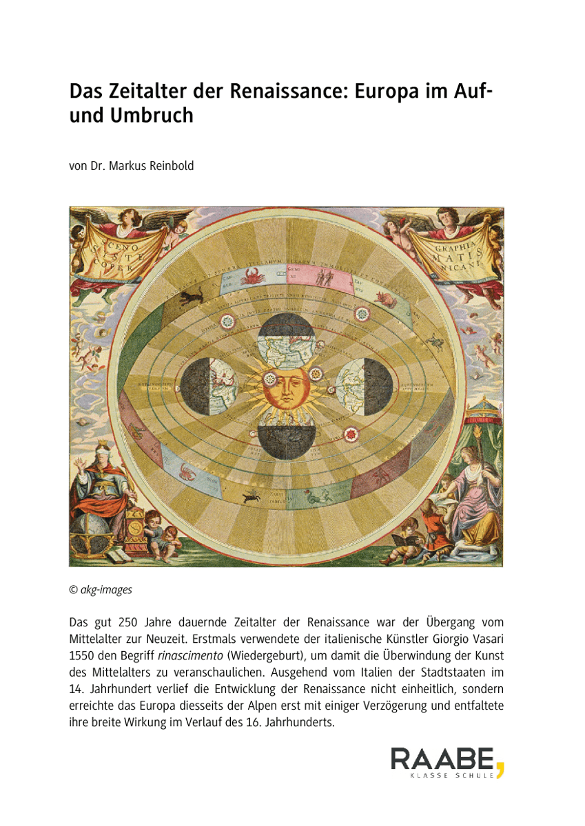 Das Zeitalter der Renaissance