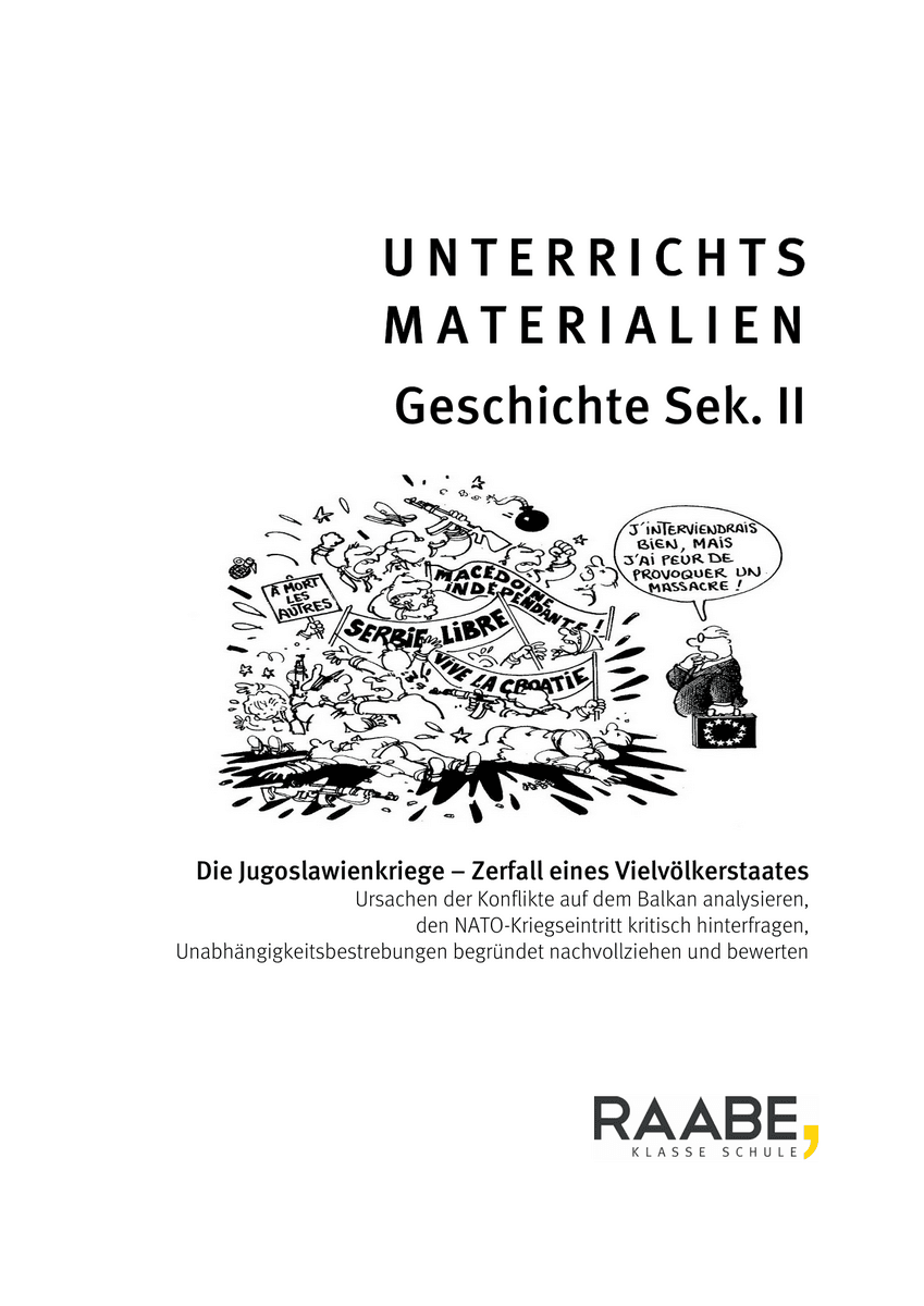 Die Jugoslawienkriege
