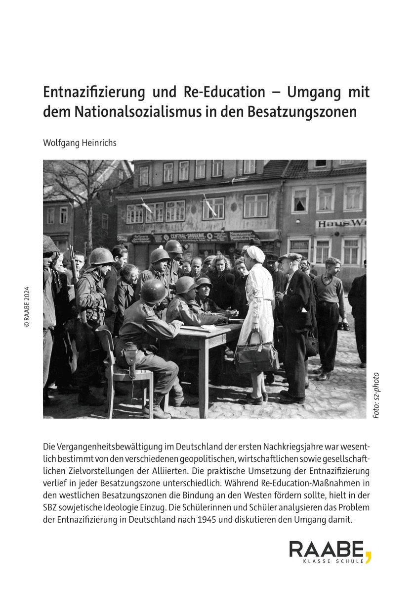 Entnazifizierung und Re-Education