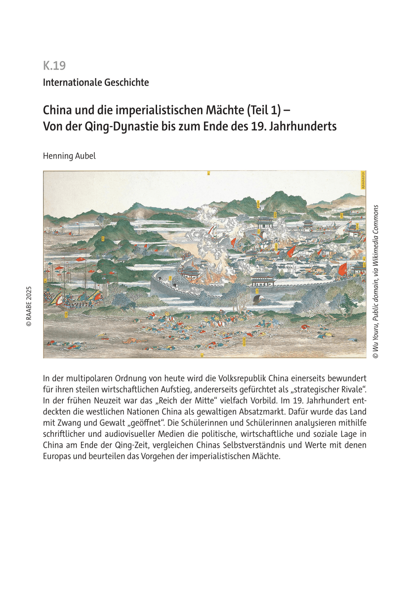 China und die imperialistischen Mächte (Teil 1)