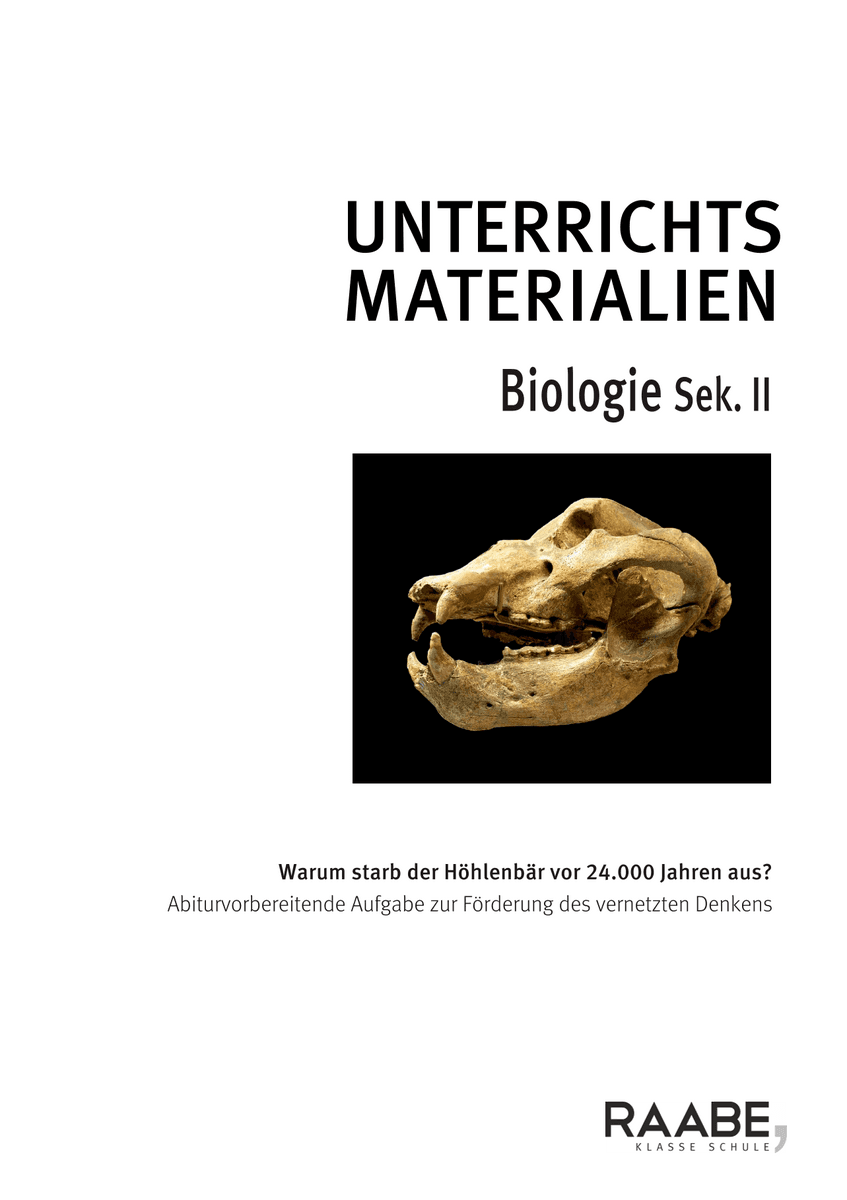 Warum starb der Höhlenbär vor 24.000 Jahren aus?