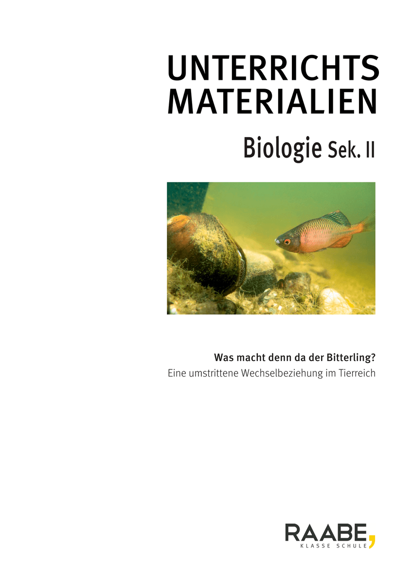 Was macht denn da der Bitterling?