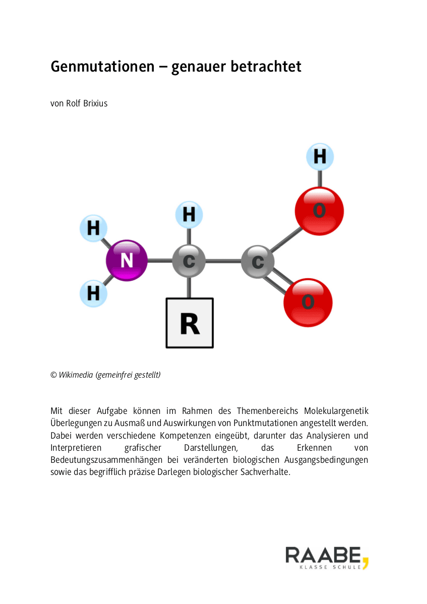 Genmutationen