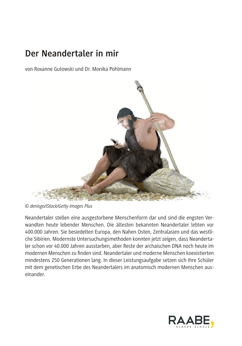 Der Neandertaler in mir