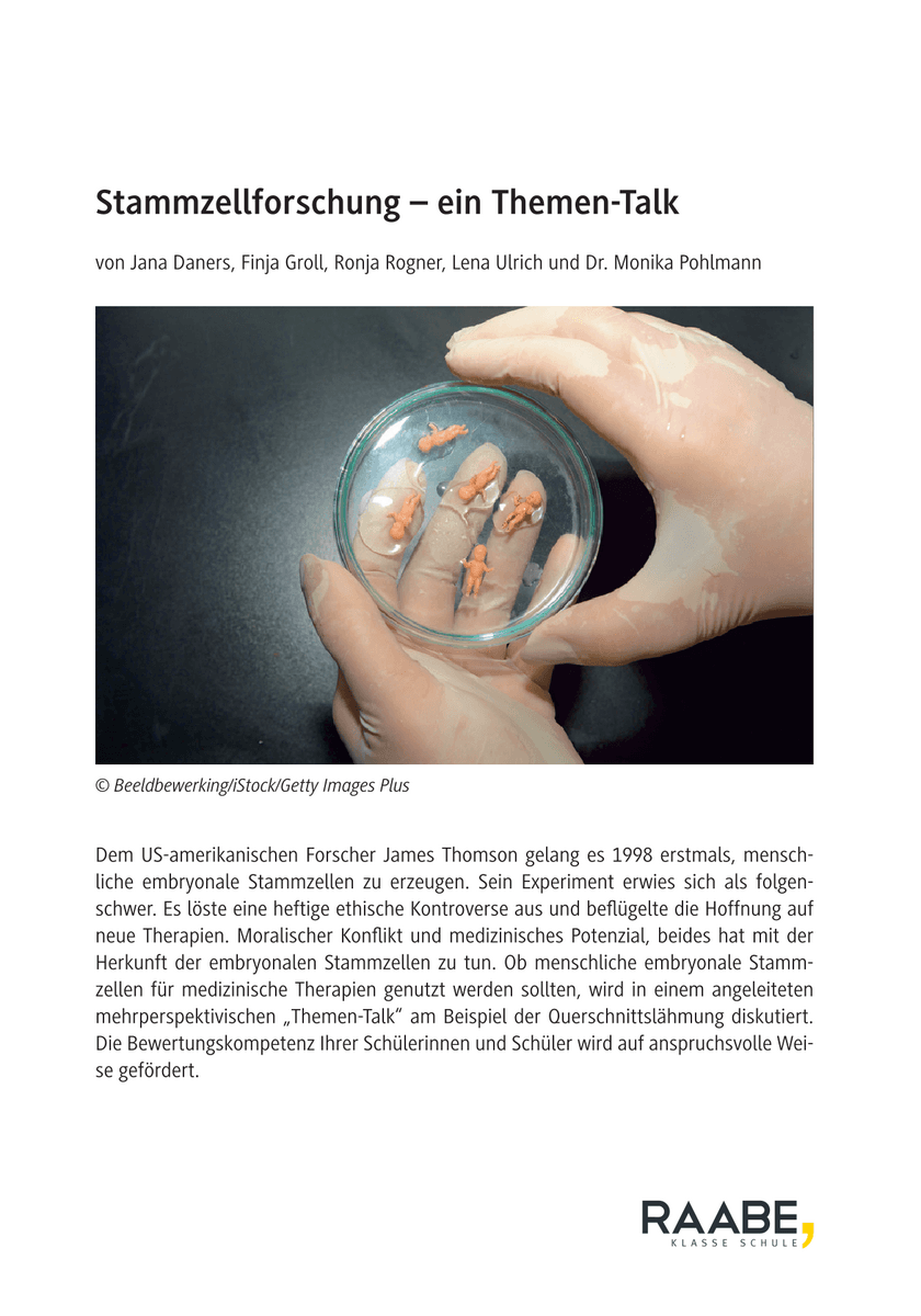 Stammzellforschung