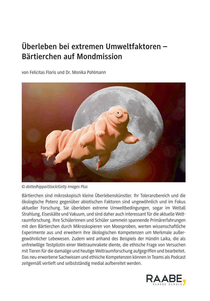 Überleben bei extremen Umweltfaktoren