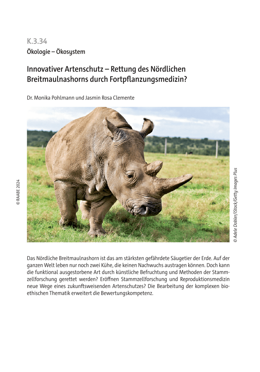 Innovativer Artenschutz