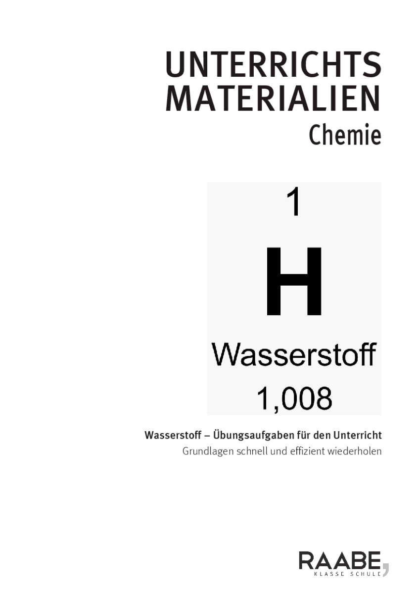 Wasserstoff