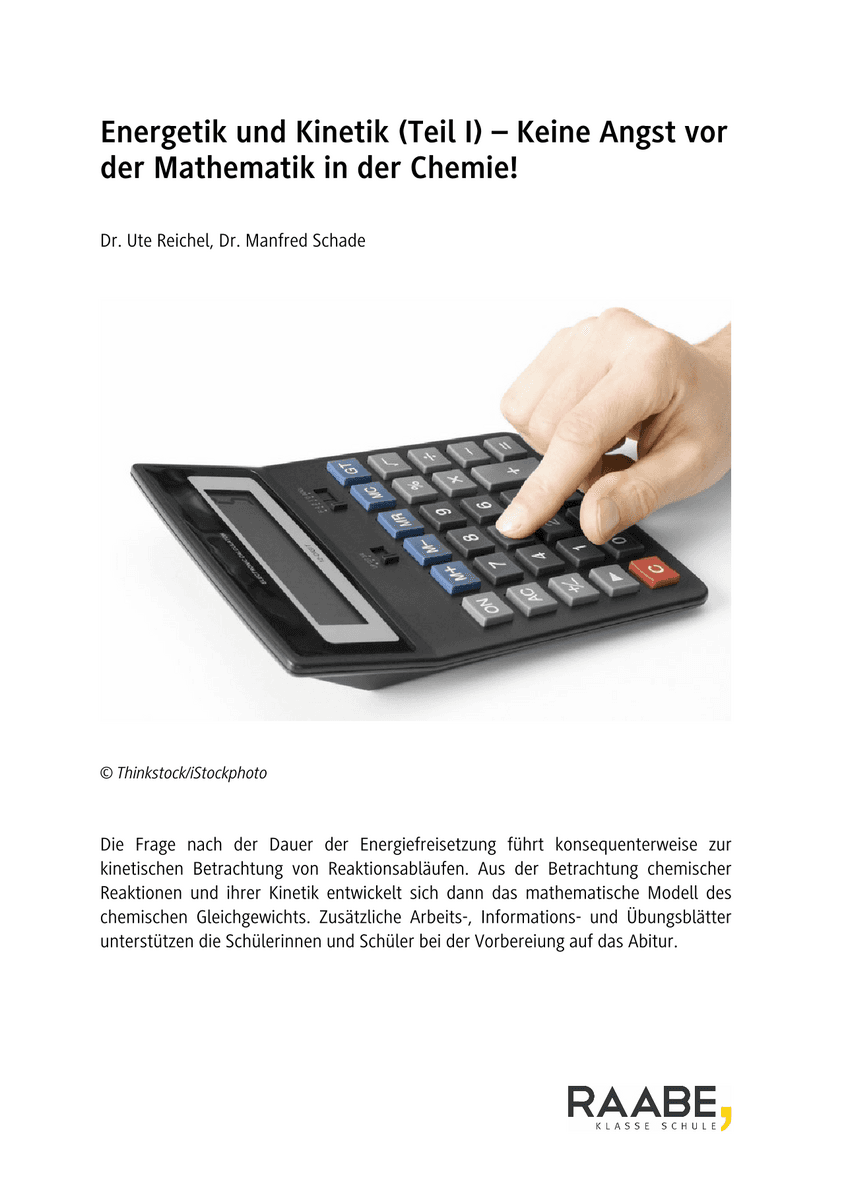 Energetik und Kinetik (Teil I)
