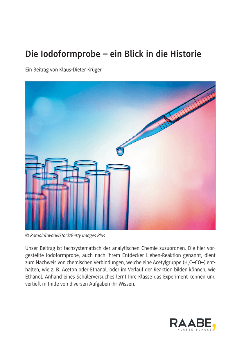 Die Iodoformprobe