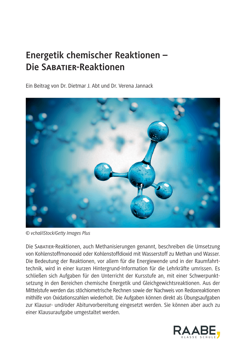Energetik chemischer Reaktionen