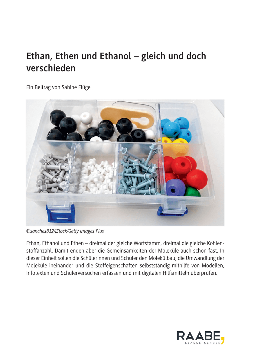 Ethan, Ethen und Ethanol