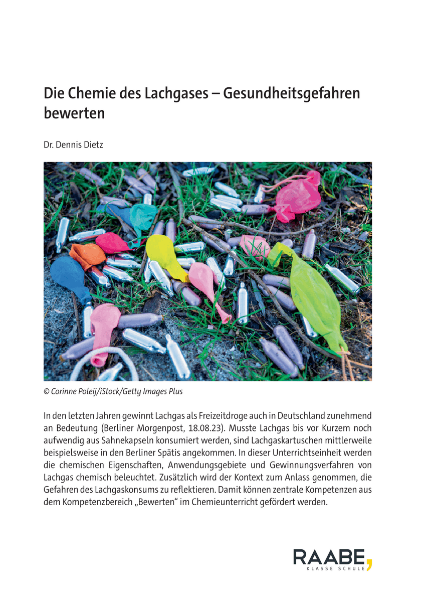 Die Chemie des Lachgases