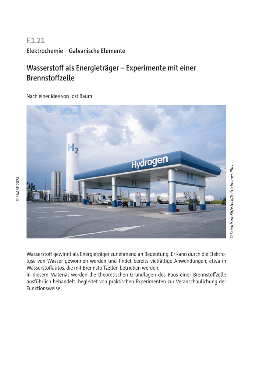 Wasserstoff als Energieträger