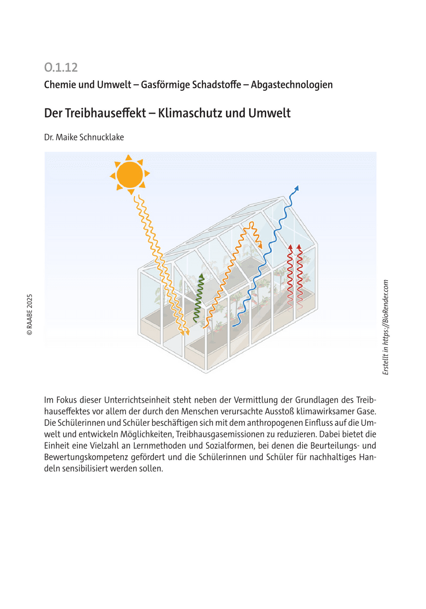 Der Treibhauseffekt