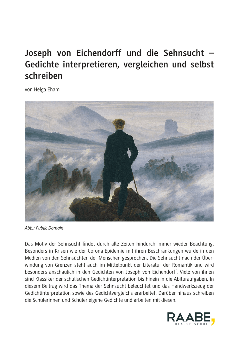 Joseph von Eichendorff und die Sehnsucht