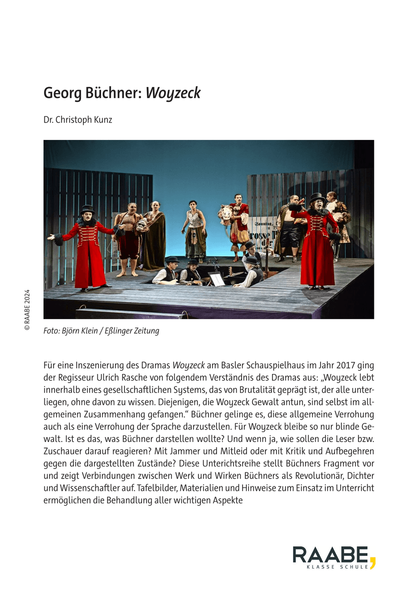 Georg Büchner: Woyzeck
