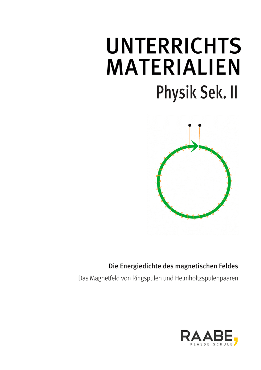 Die Energiedichte des magnetischen Feldes