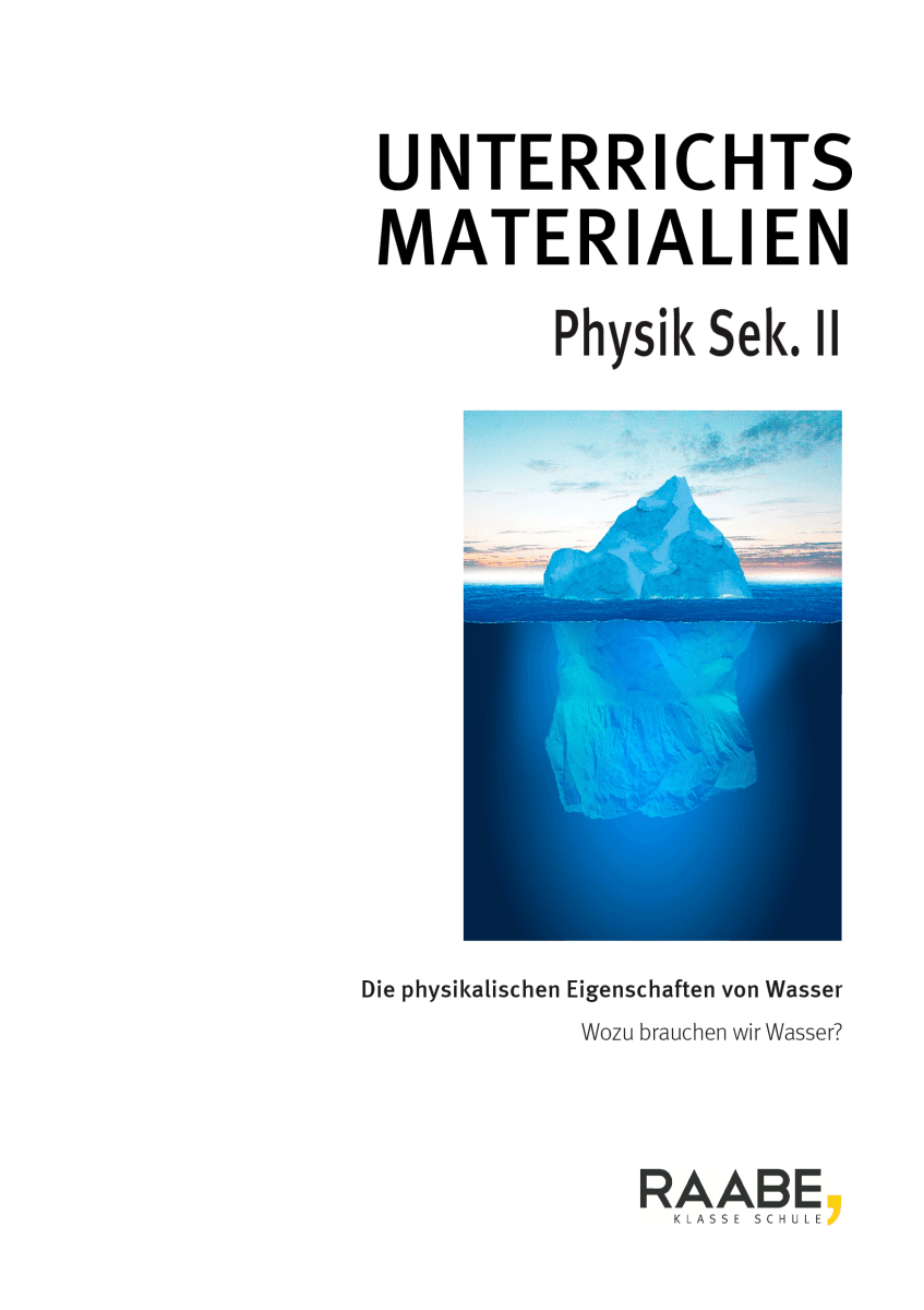 Wasser und seine Eigenschaften