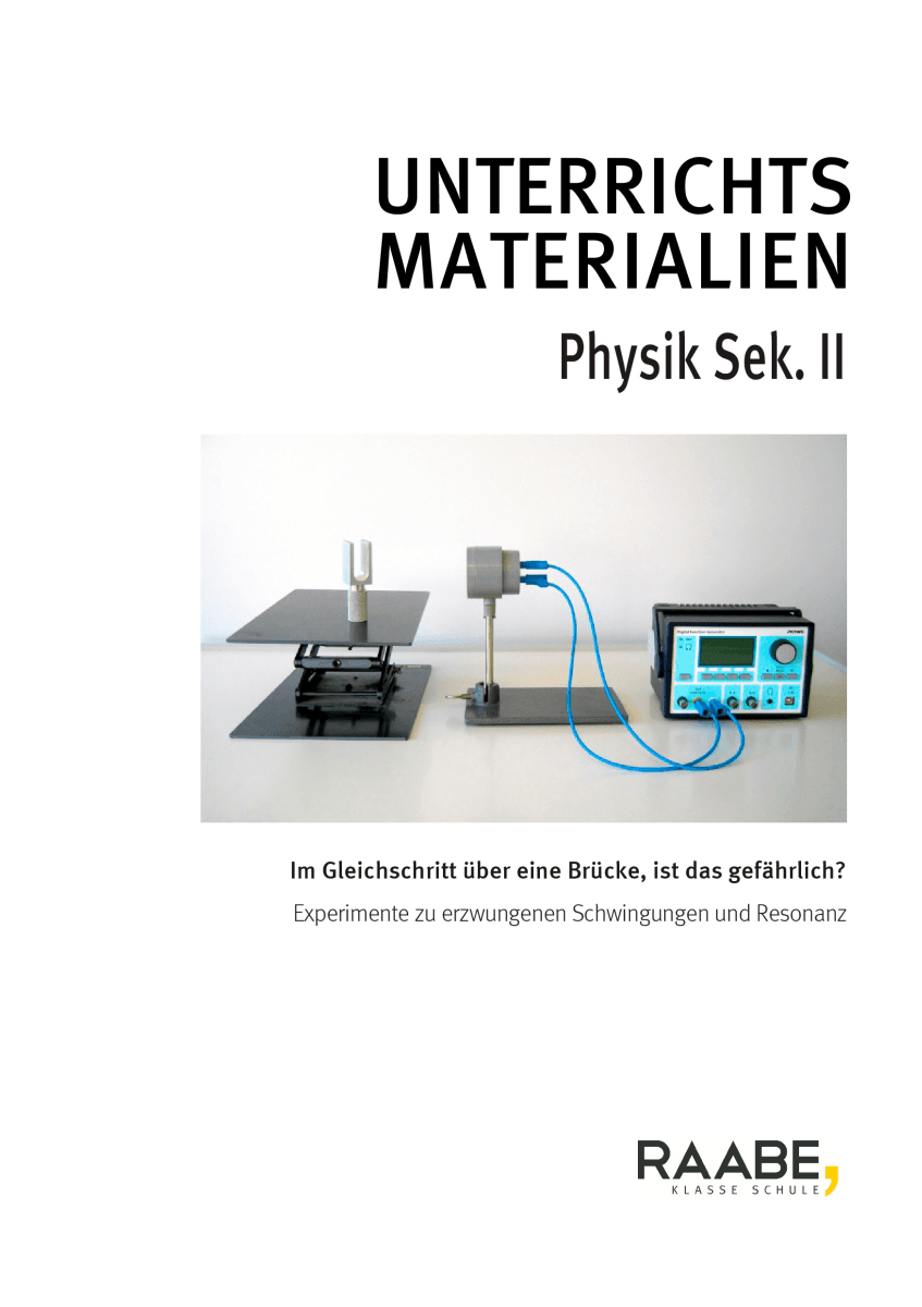Im Gleichschritt über eine Brücke, ist das 
gefährlich?