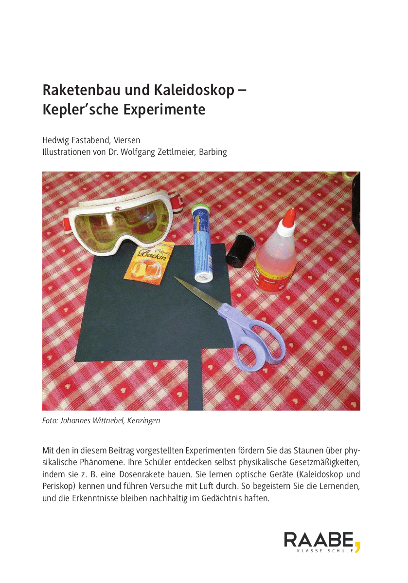 Raketenbau und Kaleidoskop