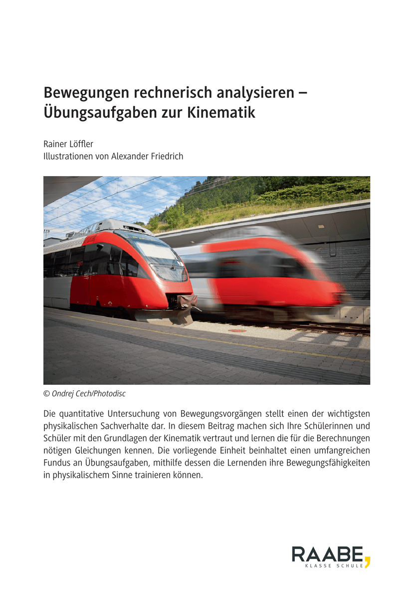 Bewegungen rechnerisch analysieren