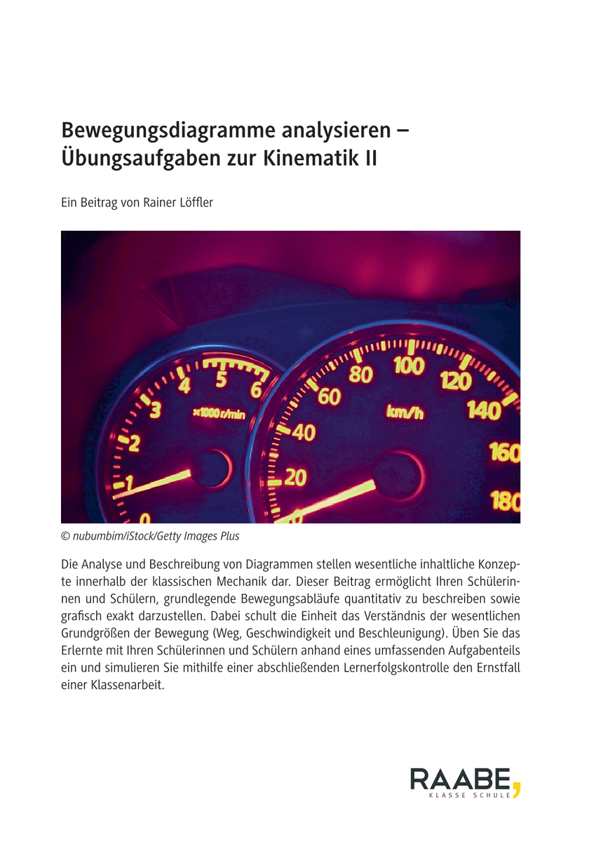 Bewegungsdiagramme analysieren